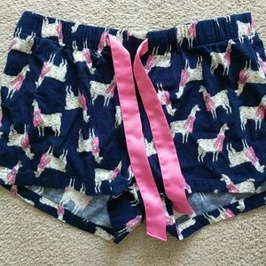 Old Navy Llama Pajama Shorts